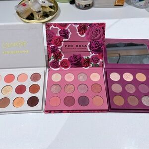 ColourPop Eyeshadow Palettes - Pink and Gold
